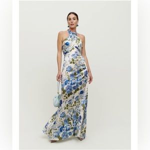 Reformation Veria Silk Dress in color Lucca